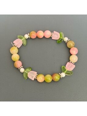 Handmade Glass Beaded Bracelet